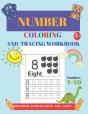 Number Coloring And Tracing Workbook - Preview