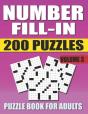 Number Fill In Puzzle Book For Adults (Volume 3) - Preview