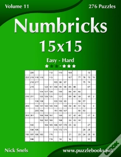 Capa do artigo Numbricks 15x15 - Easy To Hard - Volume