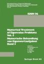 Numerical Treatment Of Eigenvalue Problems Vol. 5 / Numerische Behandlung Von Eigenwertaufgaben Band 5 - Preview