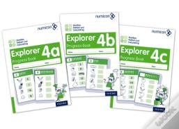 Numicon: Number, Pattern And Calculating 4 Explorer Progress Books Abc (Mixed Pack)