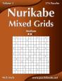 Nurikabe Mixed Grids - Medium - Volume 3 - Preview