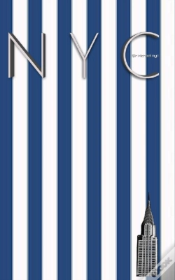 Capa do artigo Nyc Chrysler Building Blue And White Stipe Grid Page Style  $Ir Michael Limited Edition