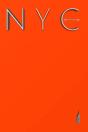 Nyc Chrysler Building Bright Orange Grid Style Page Notepad  $Ir Michael Limited Edition - Preview