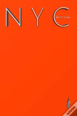 Capa do artigo Nyc Chrysler Building Bright Orange Grid Style Page Notepad  $Ir Michael Limited Edition