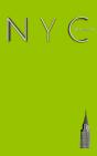 Nyc Chrysler Building  Chartruce  Grid Style Page Notepad Michael Limited Edition - Preview