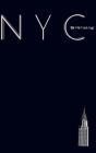 Nyc Chrysler Building Midnight Black Grid Style Page Notepad $Ir Michael Limited Edition - Preview