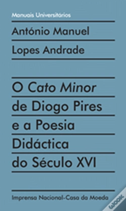 Capa do artigo O Cato Minor de Diogo Pires e a Poesia Didáctica do Século XVI