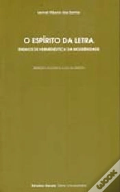 Capa do artigo O Espírito Da Letra