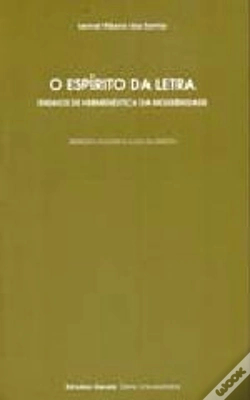 Capa do artigo O Espírito Da Letra