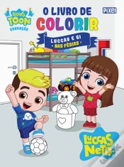 Capa do artigo O Livro de Colorir Luccas e Gi nas Férias