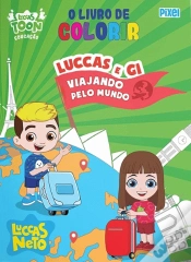 Capa do artigo O Livro de Colorir Luccas e Gi Viajando pelo Mundo