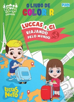 Capa do artigo O Livro de Colorir Luccas e Gi Viajando pelo Mundo