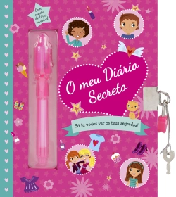 Capa do artigo O meu diário secreto (capa cor-de-rosa)