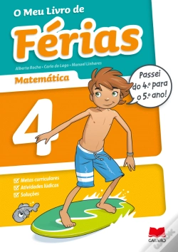 Capa do artigo O Meu Livro de Férias Matemática - 4.º Ano para 5.º Ano