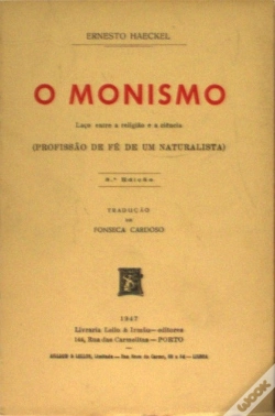 Capa do artigo O Monismo