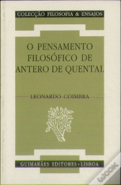 Capa do artigo O Pensamento Filosófico de Antero de Quental