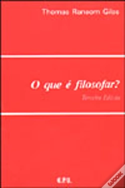 Capa do artigo O Que É Filosofar?