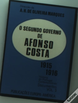 Capa do artigo O Segundo Governo de Afonso Costa - 1915-1916