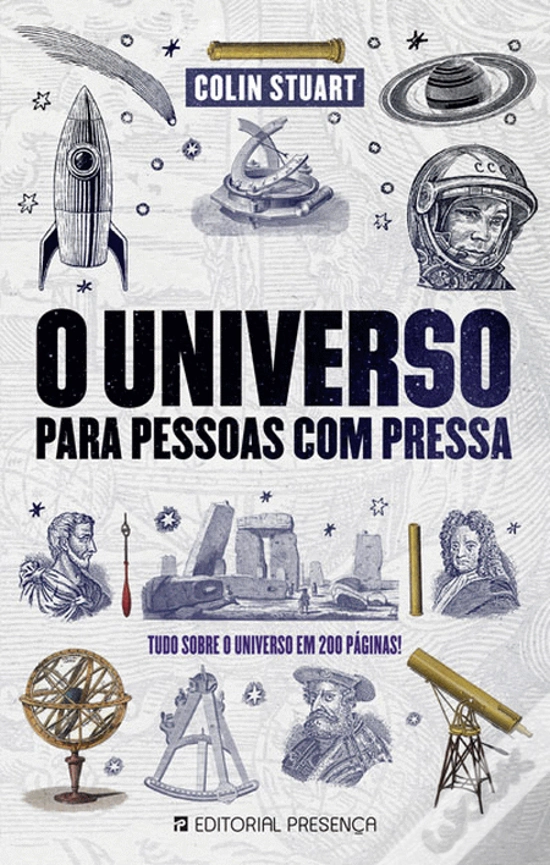 Capa do livro O Universo para Pessoas com Pressa de Colin Stuart