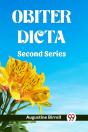 Obiter Dictasecond Series (Edition2023) - Preview