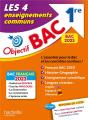 Objectif Bac ; Les 4 Enseignements Communs ; 1re (Édition 2023) - Preview