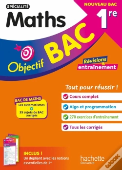 Capa do artigo Objectif Bac : Spécialité Maths ; 1re