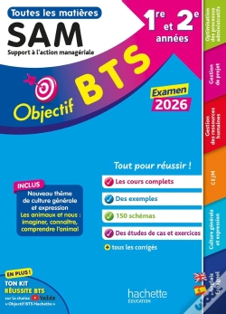 Capa do artigo Objectif Bts : Toutes Les Matières ; Bts Sam, 1re Et 2e Années (Édition 2026)
