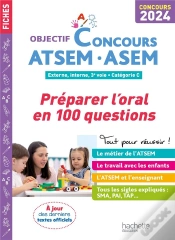 Capa do artigo Objectif Concours 2024 Atsem 100 Questions/Réponses Pour L