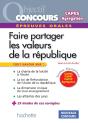 Objectif Concours : Faire Partager Les Valeurs De La République - Preview