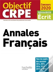 Objectif Crpe  Annales Francais 2020