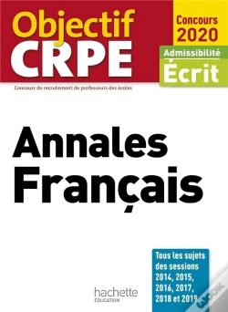 Capa do artigo Objectif Crpe  Annales Francais 2020