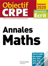 Objectif Crpe Annales Maths 2020