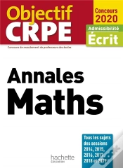 Capa do artigo Objectif Crpe Annales Maths 2020