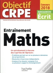 Objectif Crpe Entrainement En Maths - 2018