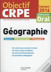 Capa do artigo Objectif Crpe Geographie - 2016