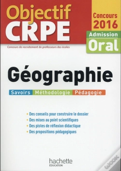 Capa do artigo Objectif Crpe Geographie - 2016