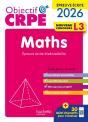 Objectif Crpe Tome 22 : Maths ; Épreuve Écrite D'Admissibilité ; L3 (Édition 2026) - Preview