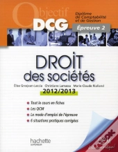 Objectif Dcg Droit Des Societes 2012/2013