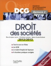 Capa do artigo Objectif Dcg Droit Des Societes 2012/2013