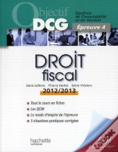 Objectif Dcg Droit Fiscal 2012/2013