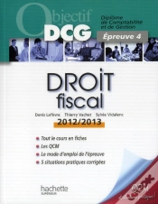 Capa do artigo Objectif Dcg Droit Fiscal 2012/2013