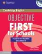 Objective First For Schools Practice Test Booklet With Answers And Audio Cd - Preview