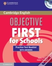 Capa do artigo Objective First For Schools Practice Test Booklet With Answers And Audio Cd