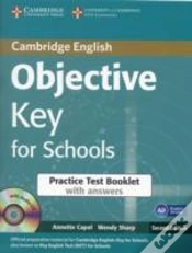 Capa do artigo Objective Key For Schools Practice Test Booklet With Answers With Audio Cd
