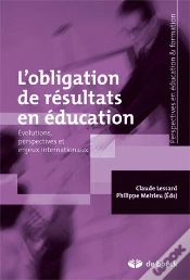 Capa do artigo Obligation De Résultat En Éducation