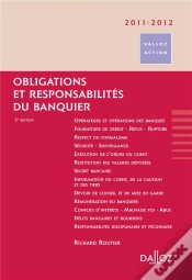 Capa do artigo obligations et responsabilités du banquier (édition 2011/2012)