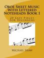 Oboe Sheet Music With Lettered Noteheads Book 1 - Preview