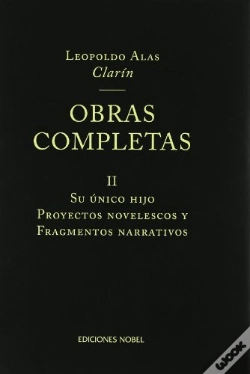 Capa do artigo Obras Completas De Clarín Ii. Su Único Hijo