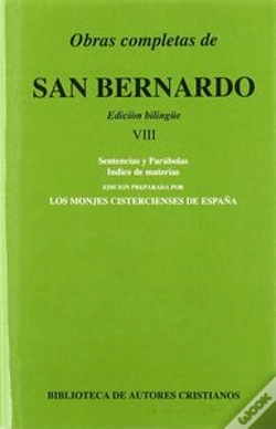 Capa do artigo Obras Completas De San Bernardo. Viii: Sentencias Y Parábolas. Índice De Materias